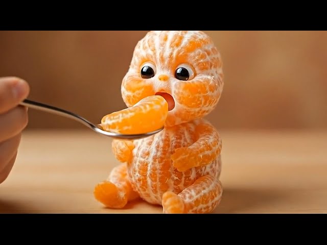 Cute or Creepy? AI Fruit Babies Eating Real Fruit🍓👶| The Ultimate Oddly Satisfying AI ASMR