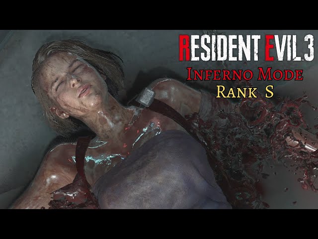 Resident Evil 3 - Inferno Mode - 1:06:55 - Rank S - Highlights