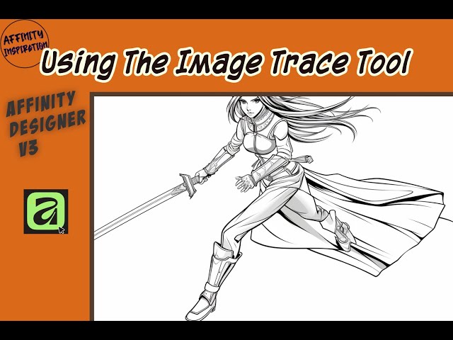 Using The Image Trace Tool in Affinity Designer V3 With AI Images