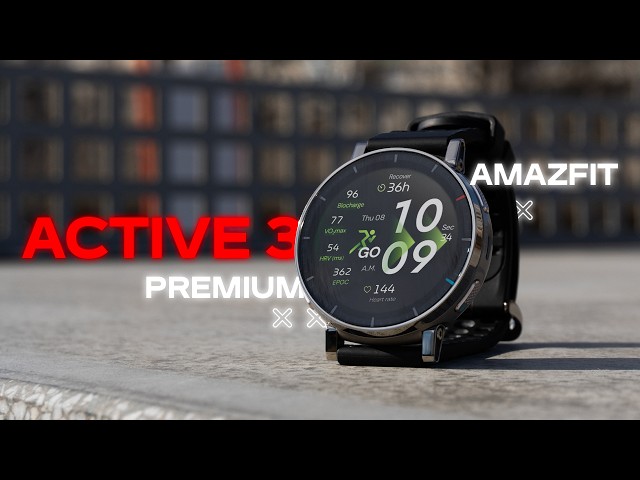 A Decent New Product 🔥 Amazfit Active 3 AMOLED Bluetooth GPS Smartwatch