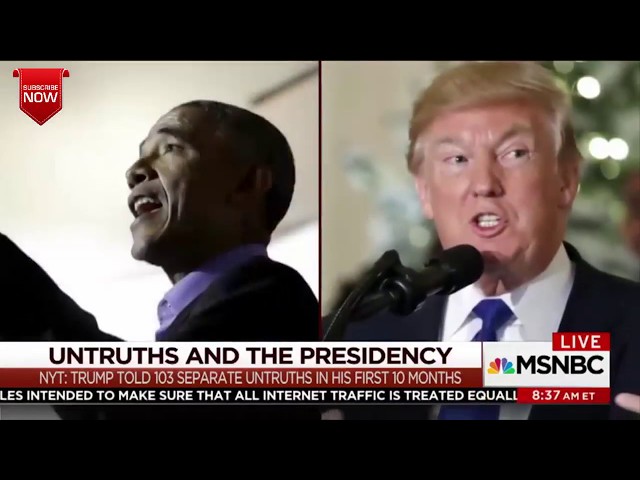 NYT Writer Challenges President Donald Trump's List Of Untruths | Morning Joe | NEWS TODAY