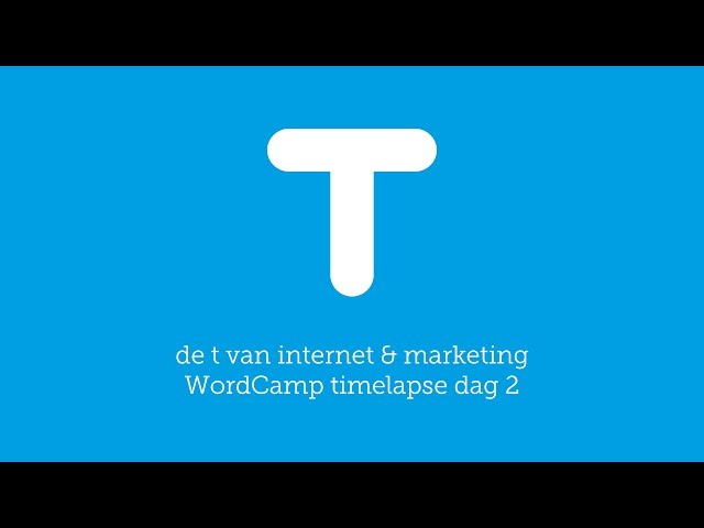 WordCamp 2016 - Timelapse vrijdag (dag 2)