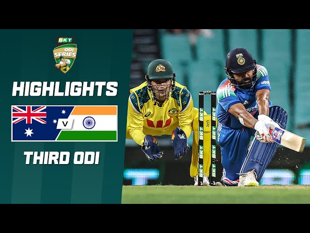 Australia v India 2025-26 | Third ODI