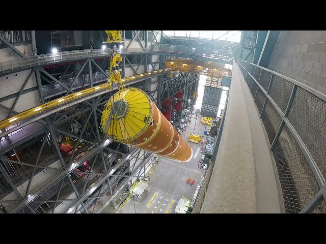 STACK! Artemis 2 Core Stage Goes Vertical