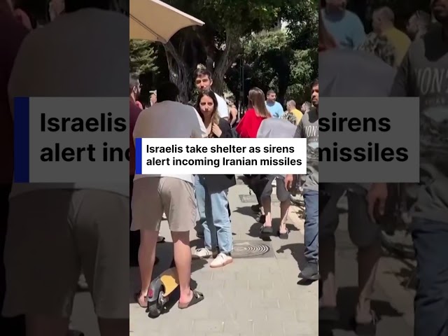 "PANIC EVERYWHERE": Thousands Take Shelter in Tel Aviv as Sirens Blare Across Israel | AH1C