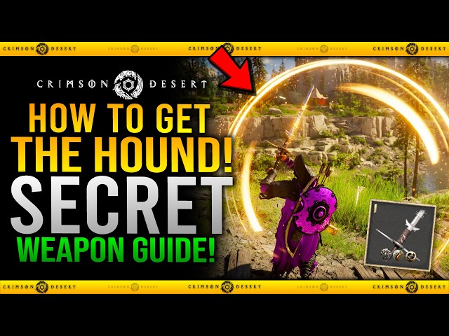 INSANE SECRET SWORD DISCOVERED! How To Get The Hound Greatsword - Crimson Desert Weapon Guide