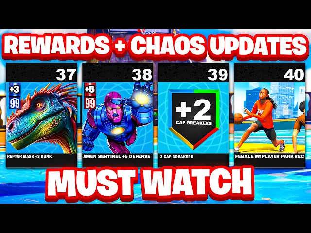 SEASON 6 BUFFED TALL GUARDS & CENTERS! ALL SEASON 6 NBA 2K26 REWARDS