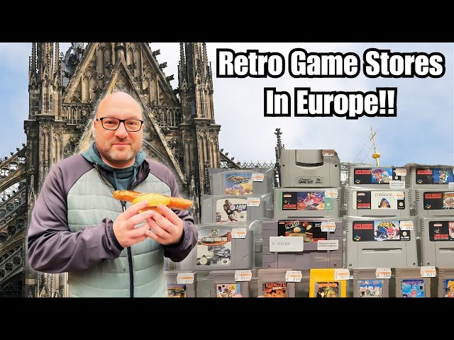 Discovering Retro Game Stores In Europe 🇪🇺 | Cologne, Germany edition 🇩🇪