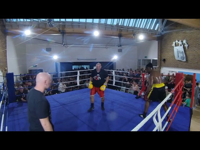 Basingstoke White Collar Boxing Royal Perkins Vs Steve Pretlove