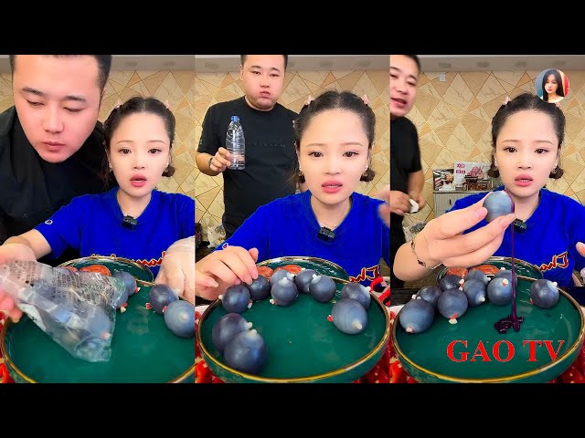 【XIAOYU GAOTV】Daechang Dongpo Pork Shrimp Pig's Feet Chinese Mukbang Xiaoyu Live Editing。EATING S...