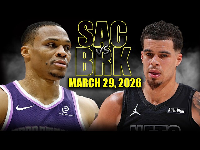Sacramento Kings vs Brooklyn Nets Full Game Highlights – March 29, 2026 | NBA Season