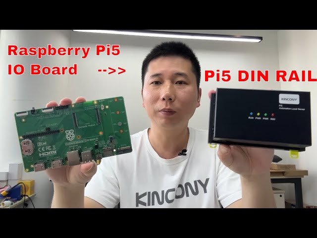 Raspberry Pi CM5 DIN RAIL Home Automation Local Server - KinCony Pi5