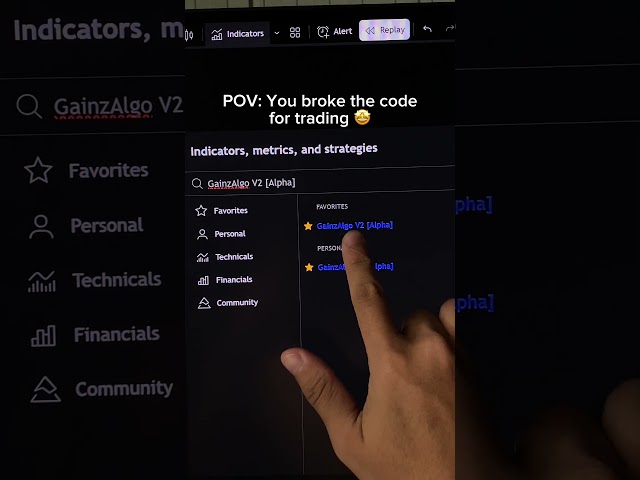 We always use GainzAlgo V2 Alpha indicator 📈 #crypto #stocks #forex #tradingview