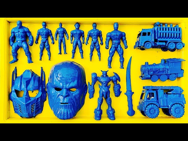 Cleans Superhero, Iron Man, Spider-Man, Captain America, Superman, Thanos, Thor, Hulk & Superman