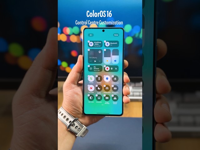 ColorOS 16 just leveled up the Control Centre game!