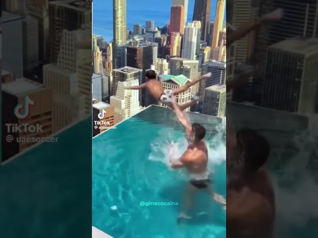 Cristiano Ronaldo throws his son out of the Pool 😧💀 #shorts #shortsvideo #funny