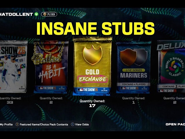MLB THE SHOW 26 MINI SEASONS PACKS