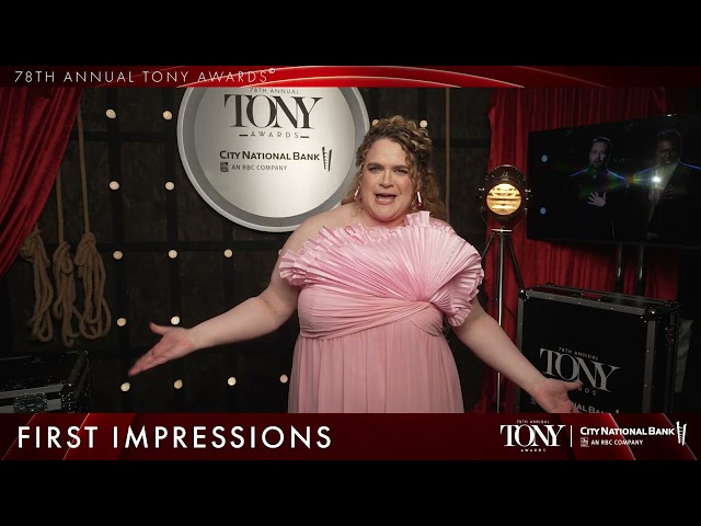 Bonnie Milligan Intro | 2025 Tony Awards First Impressions