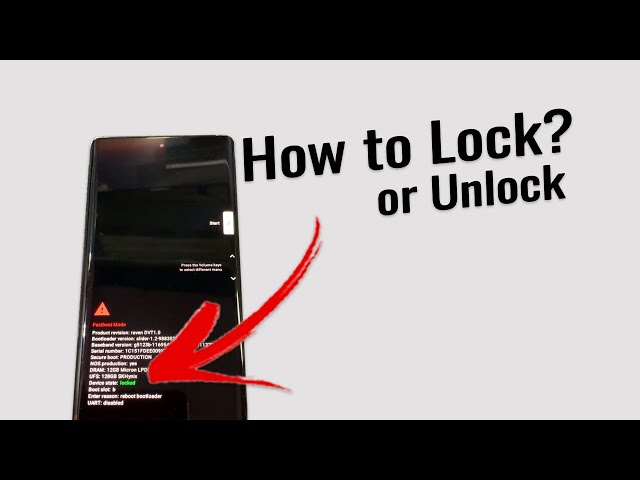 How to Unlock or Lock a Bootloader | Google Pixel & other Android Devices