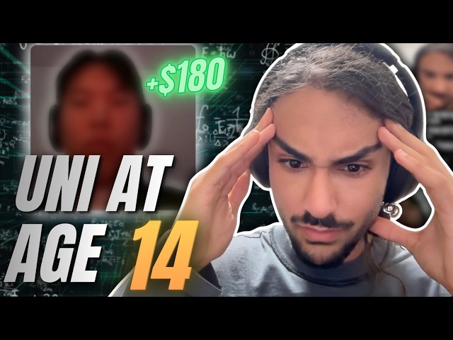 Math olympiad joins, blows EVERYONE away.