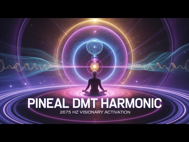 The Pineal DMT Harmonic | 2675 Hz Spontaneous Visionary Activation (12 Hour Black Screen)