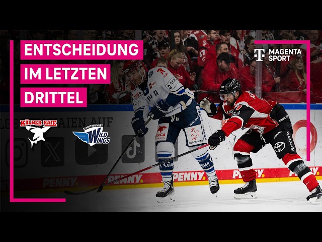 Cologne Sharks vs. Schwenningen Wild Wings | PENNY DEL Playoffs, Quarterfinals | MAGENTA SPORT