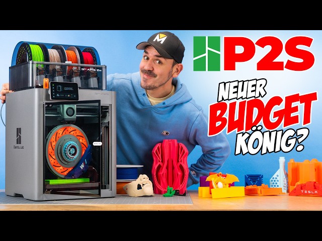 Bambu Lab P2S | Der beste 3D-Drucker jetzt noch BESSER?! (XXL Test)