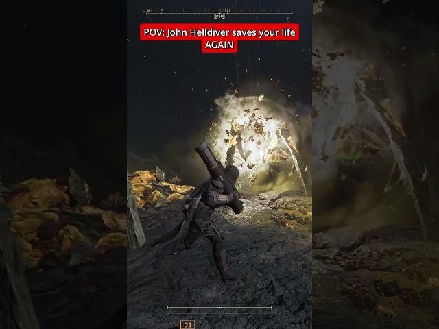 POV John Helldiver Saves Your Life AGAIN Helldivers 2 #helldivers2 #helldivers