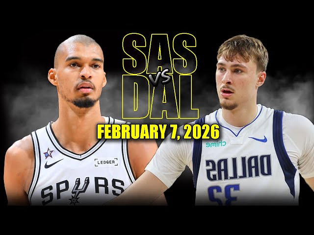 San Antonio Spurs vs Dallas Mavericks Full Game Highlights – February 7, 2026 | NBA Season