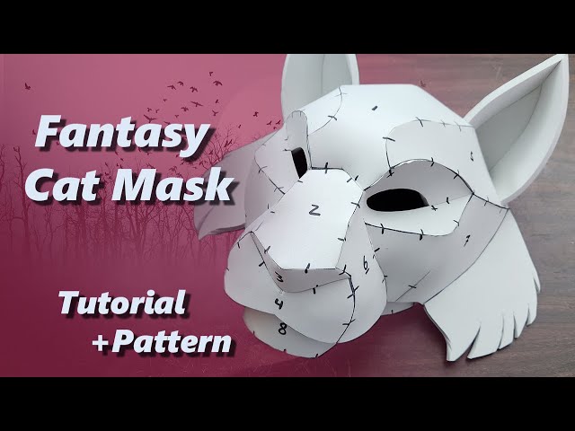 How to Make a Fantasy Cat Mask
