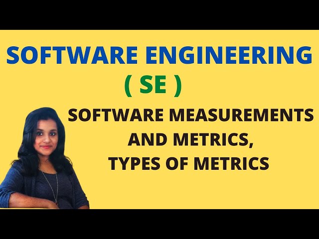 Software Measurements and Metrics, Types Of Metrics in Software Engineering |SE|