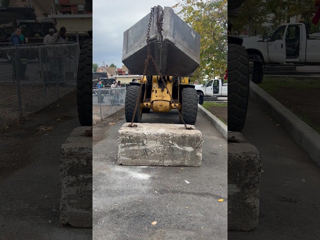 City Workers Remove Concrete Bricks | Jet Black We Are The People