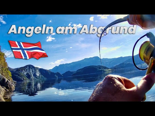 Der erste LENG vom Ufer - Grundangeln in Norwegen - mit dem Fuß am Abgrund