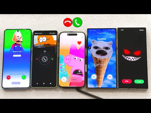 Pixel + Sony + iPhone + Samsung + Redmagic Guess Who Incoming Call