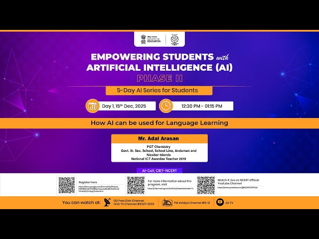 Day 1 : Topic: How AI Can Be Used for Language Learning