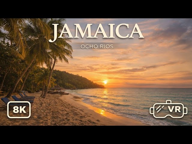 Bamboo Rafting in Jamaica — Ocho Rios 8K VR180 Beach Escape
