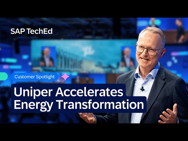 Customer Spotlight: Uniper Accelerates Energy Transformation with SAP BTP | SAP TechEd 2025