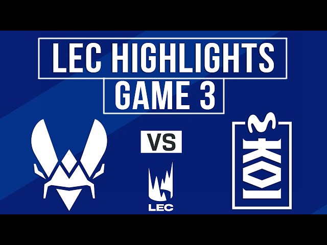 VIT vs MKOI Highlights Game 3 | LEC Spring 2026 | Team Vitality vs Movistar KOI