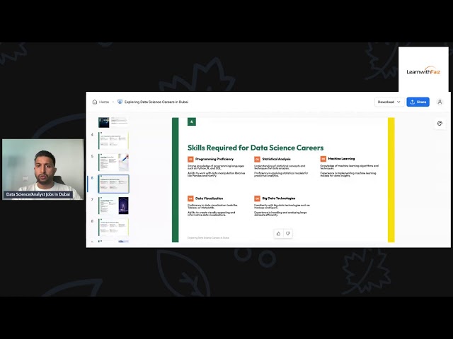 Data Scientist/Analyist Jobs in Dubai: Skills, Salary, and How to Land the Job