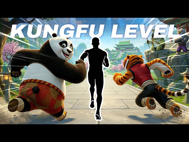 Immersive Interactive Warm Up | KUNG FU PANDA RUN! 🐼🥋 Fun Workout | Full Body