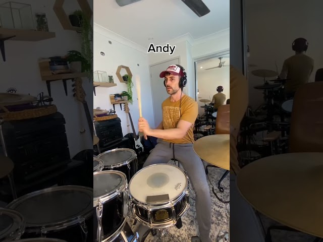 Guess which of us plays drums? #drums #drummers