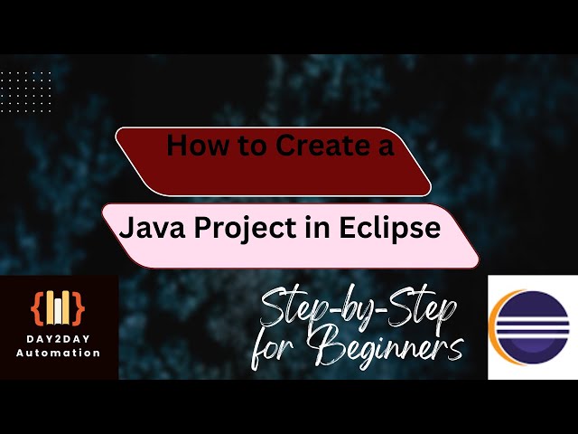 How to Create a Java Project in Eclipse | Step-by-Step for Beginners