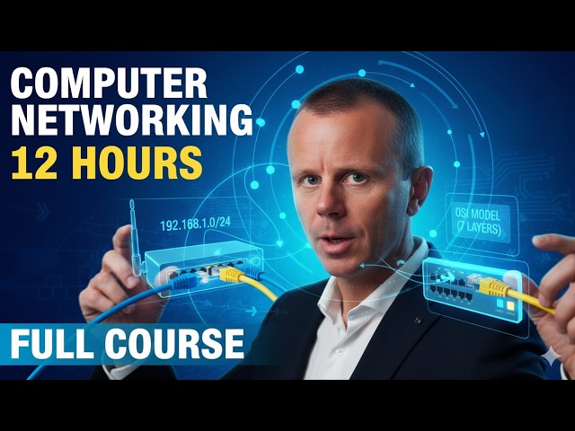 Computer Networking Tutorial - Bits and Bytes of the Networking [12 HOURS]