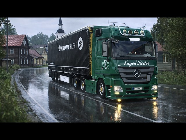 ETS2 Realistic Driving | Mercedes Actros MP3 440 OM501 Sound Pack by Max2712 | ETS2 1.58