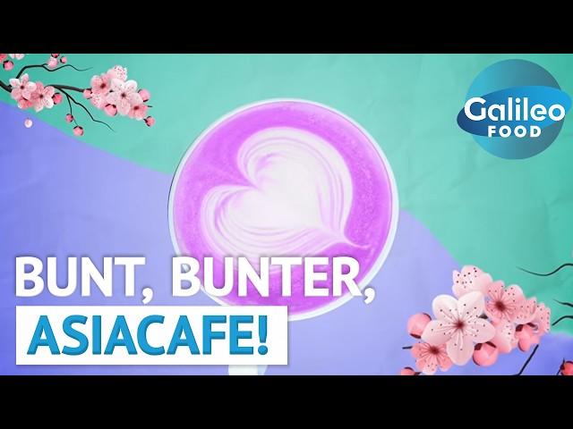 Glitter Coffee & Rainbow Cake: The hyped Asian café put to the test! | Galileo Food