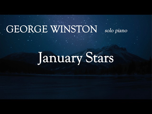 George Winston - January Stars (Music Video)