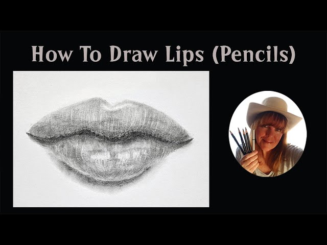 How To Draw Lips with Pencil