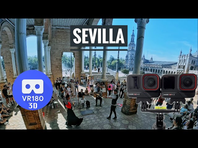 [8K][VR180][3D][60fps] A trip to Sevilla with AcePro2