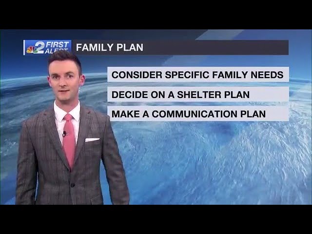NBC2 First Alert Hurricane Season Tips: Developing a family emergency plan
