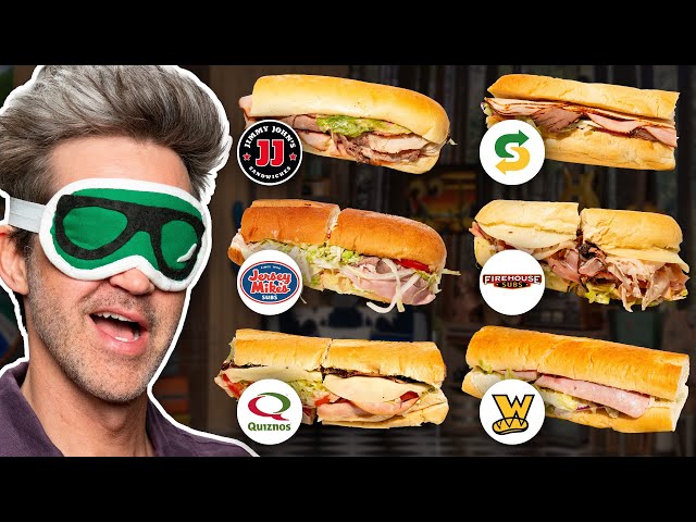 Blind Sub Sandwich Taste Test